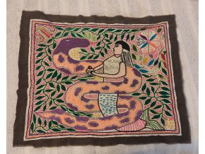 Hand embroidered blanket 27