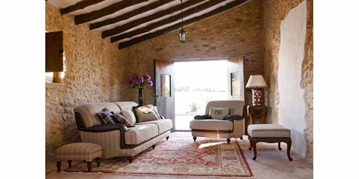 Obývák ve středomořském stylu