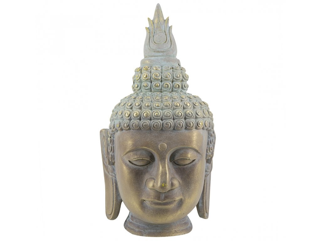 Stylová socha hlava Buddhy 65cm