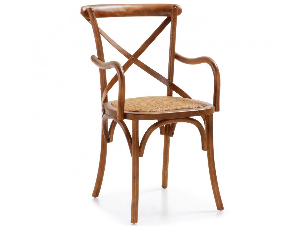 Stylová tonet židle z kolekce koloniálního nábytku z masivního exotického dřeva