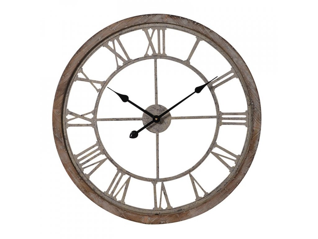 Luxusní vintage hodiny Cut-Out 65cm