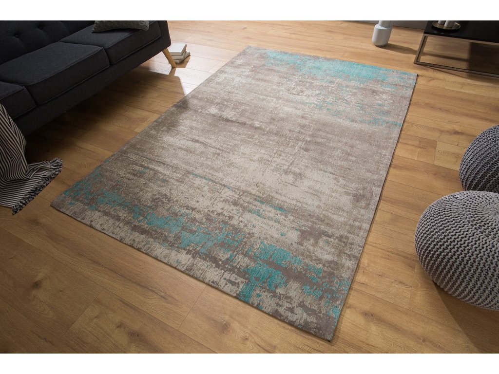 Luxusní vintage koberec Mandarian 240x160cm modrý