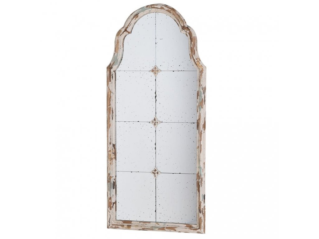 Stylové vintage zrcadlo Erin 122x53cm patina