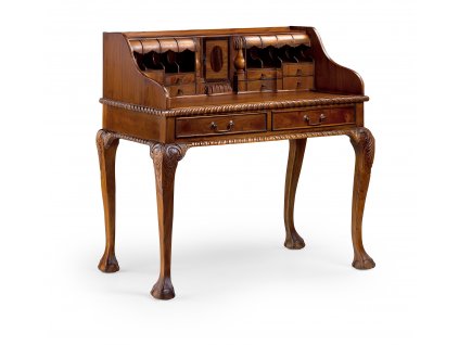 Barokní psací stůl se sekretářem M-Vintage z masivu Mindi