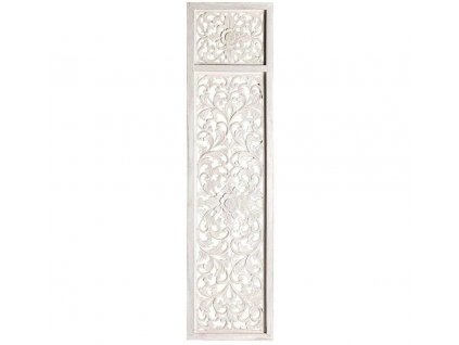 Dekorativní dveře CARO 200x50cm bílé