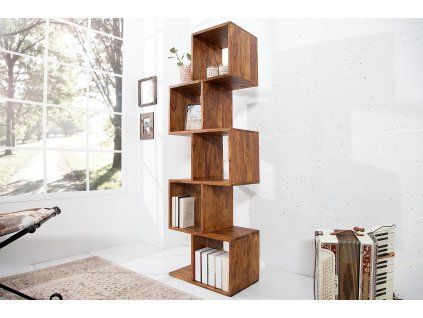 Robustní knihovna Makassar box 150 cm