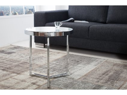 Moderní stolek Astro 50cm chrom