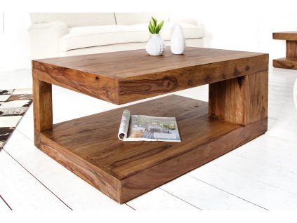 Masívny konferenčný stolík Giant L 90x60cm