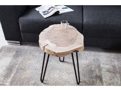 Originální stolek Goa 40cm akácie