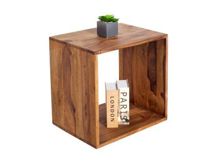Regál box Makassar 45 cm palisandr masiv