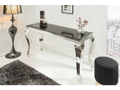 Luxusní konzolový stolek Modern Barock 140cm černý