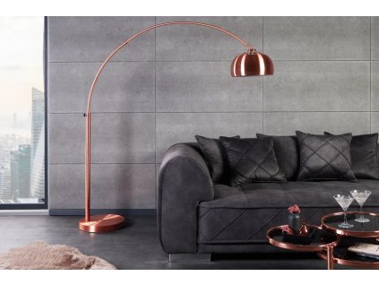 Stylová lampa z mědi