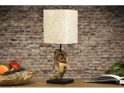 Stolní lampa Hypnotic 45cm béžová