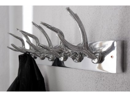 Designový věšák Deer 50cm stříbrný