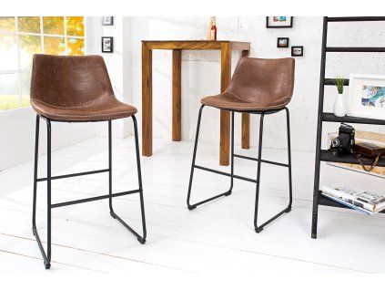 Designová barová židle Django mikrovlákno