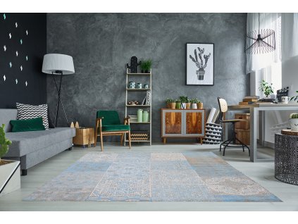 Luxusní vintage koberec Levante II 240x160cm modrošedý