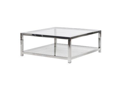 Designový skleněný konferenční stolek