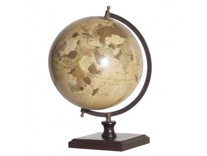 Stylová dekorace koloniálního globusu World
