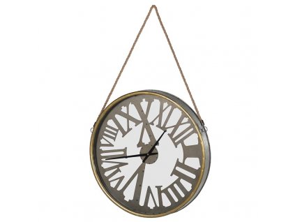 Designové nástěnné kovové hodiny Elrond 60cm
