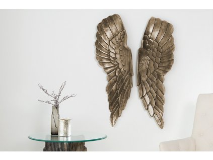 Luxusní dekorace Andělská křídla 65cm (2ks)