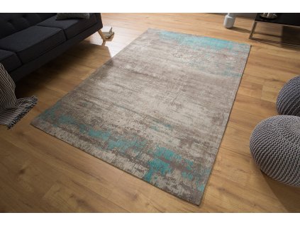 Luxusní vintage koberec Mandarian 240x160cm modrý