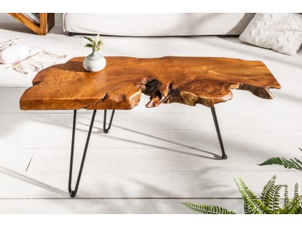 Stylový konferenční stolek Wild Teak 100cm