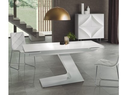 Designový moderní jídelní stůl Twito L roztahovací 160(220)x90cm