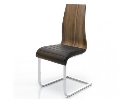 Luxusní designová židle Piedro ořech