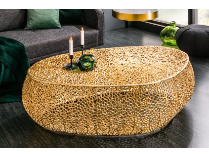 Designový konferenční stolek Esme 122cm zlatá