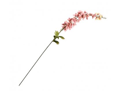 Dekorace květina Hořec růžová 120cm
