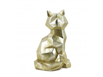 Stylová dekorace Geometric Cat 43cm