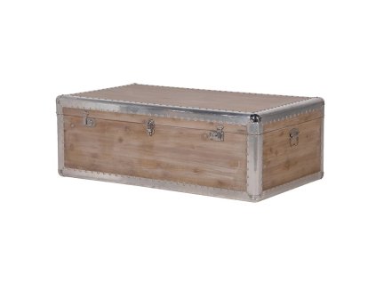Stylová industriální truhla/konferenční stolek WOOD 115cm