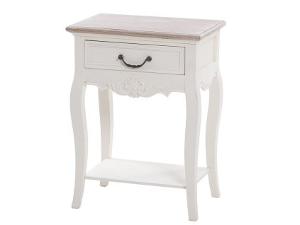 Provensálský noční stolek Violeta 61cm jedna zásuvka