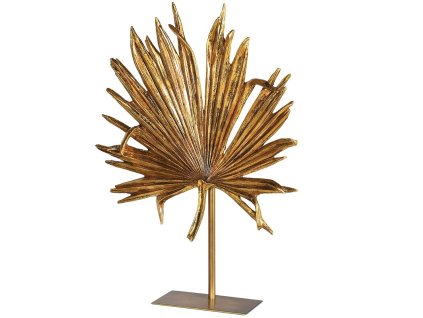 Luxusní dekorace Palm Leaf zlatá 67cm
