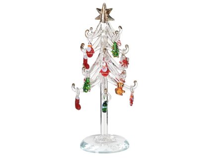 Vánoční dekorace Glass Tree 21cm