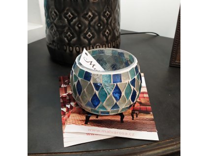 Stylový svícen Mosaico na čajovou svíčku 9cm