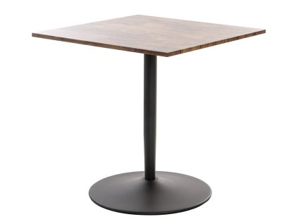 Industriální barový stolek Devon 75cm čtvercový