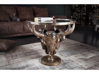 Extravagantní stolek Matador 56cm bronz