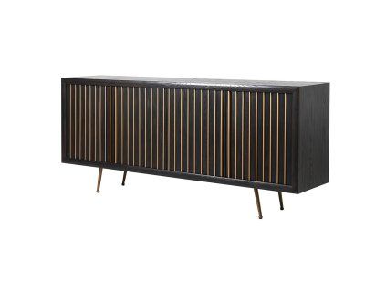 Art deco příborník mango černá zlatá