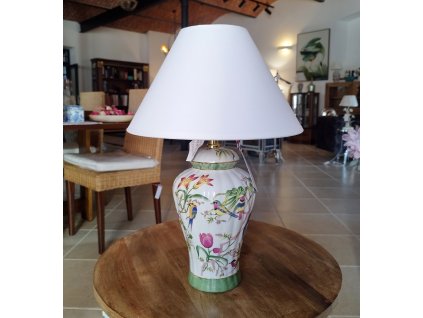 Stylová porcelánová lampa Pajaros 46cm