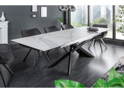Moderní jídelní stůl Angelio Optic Mramor 180-220-260cm