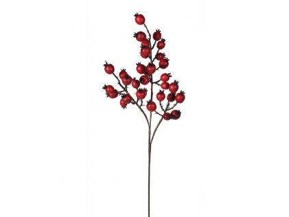 Stylová umělá květina Rosehip 82cm