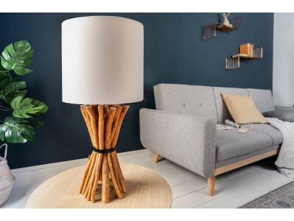 Moderní stolní lampa Holz 54cm