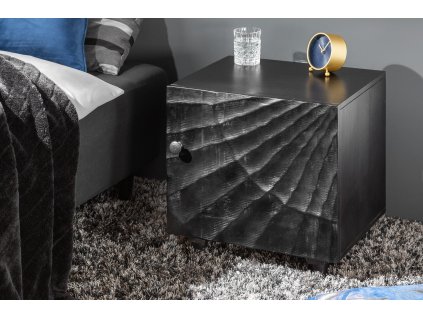 Designový noční stolek Cobra Dark Grey 50cm