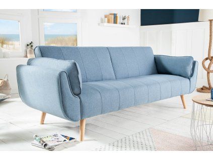 Designová sedačka Denin X 215 cm světle modrá