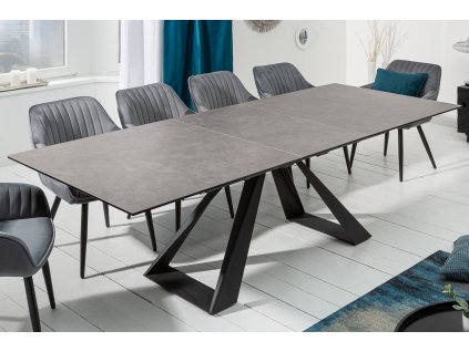Moderní jídelní stůl Concord Ceramic Antracit 180-230cm rozkládací