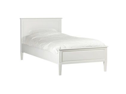 Venkovská postel White Ariano 90 cm bílá