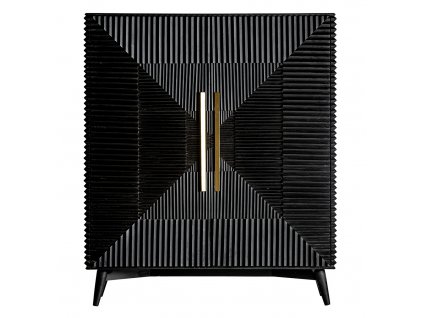Luxusní Art-Deco šatní skříň Marbella 160cm černá