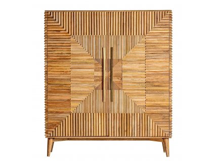 Luxusní Art-Deco šatní skříň Marbella 160cm přírodní