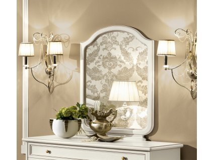 Klasické zrcadlo Isabelle 102x73cm bílé